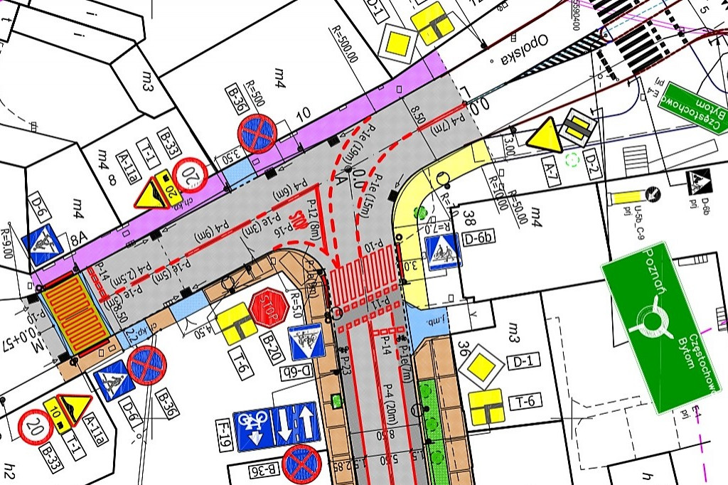 Plany przebudowanej ul. Sobieskiego w Tarn. Górach