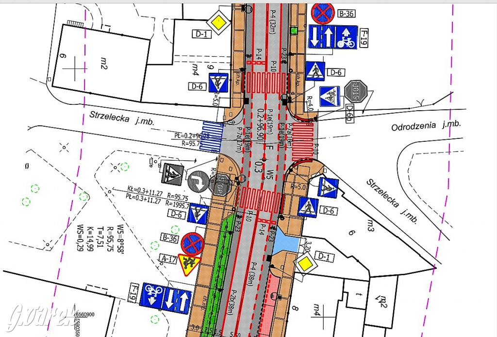 Plany przebudowanej ul. Sobieskiego w Tarn. Górach