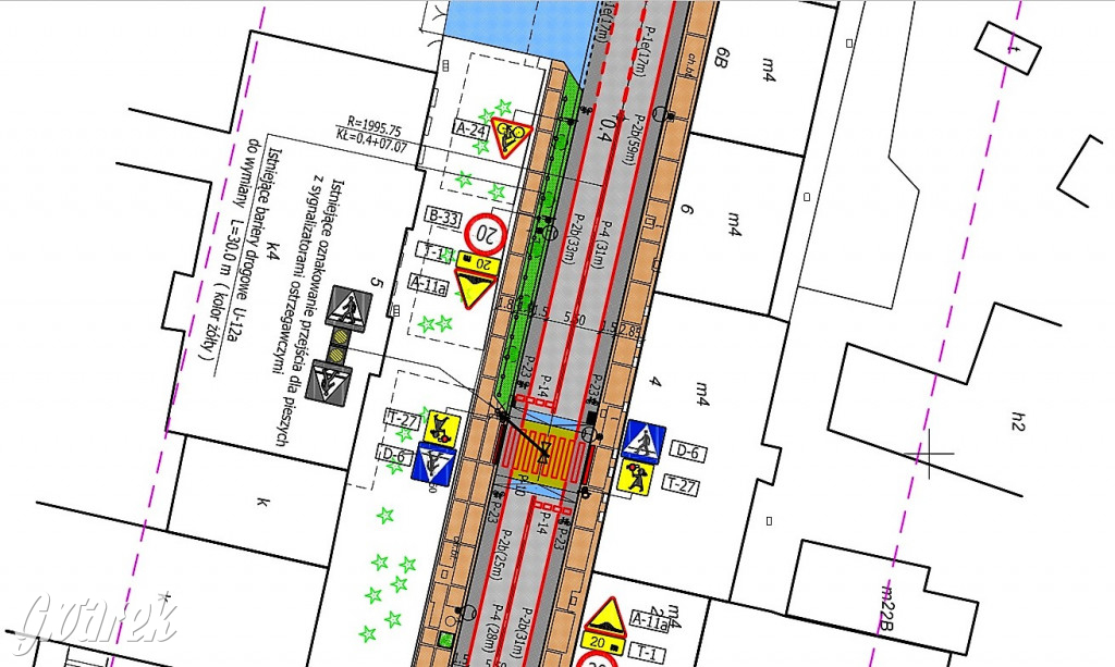 Plany przebudowanej ul. Sobieskiego w Tarn. Górach