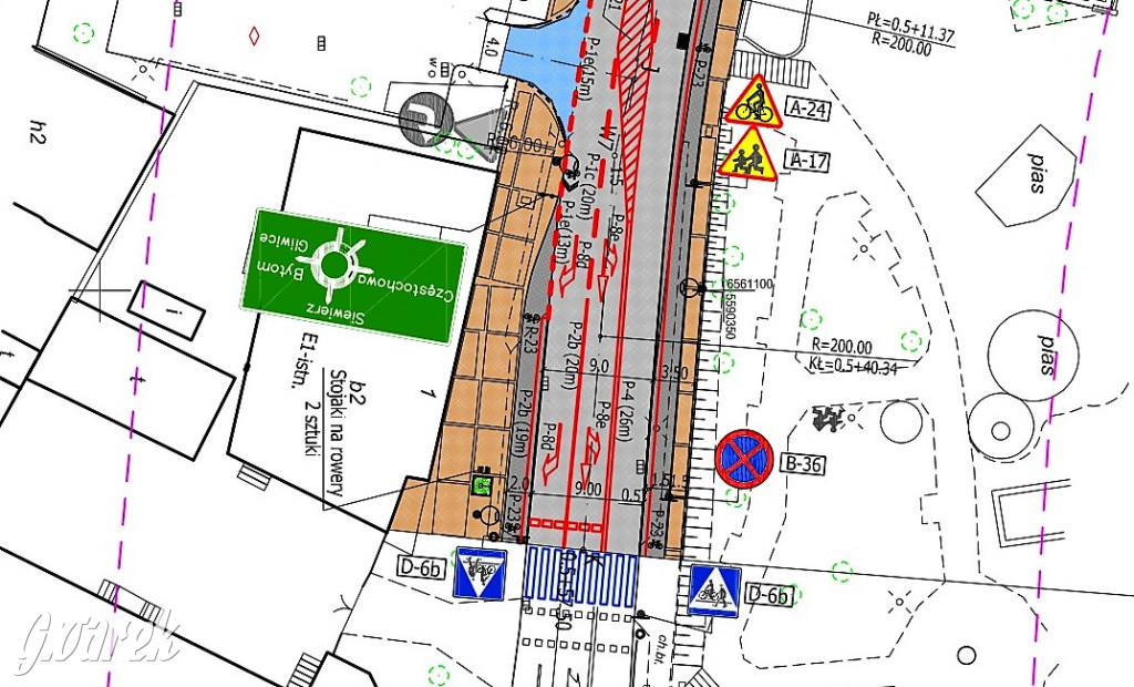 Plany przebudowanej ul. Sobieskiego w Tarn. Górach
