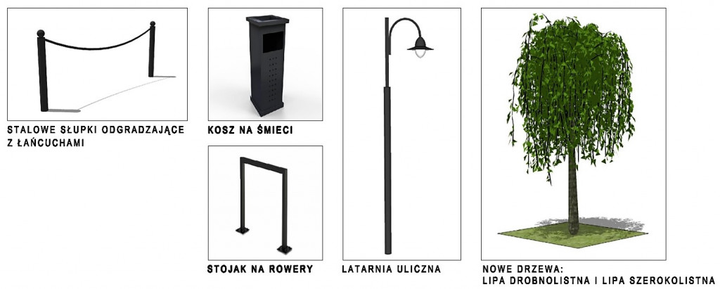 Wizualizacja przebudowanej ul. Sobieskiego