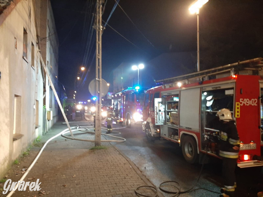 Pożar domu jednorodzinnego w Piekarach Śląskich