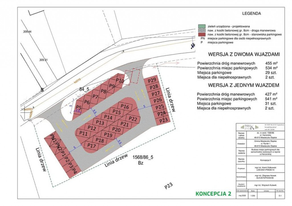 Na którą koncepcję parkingu postawią mieszkańcy?