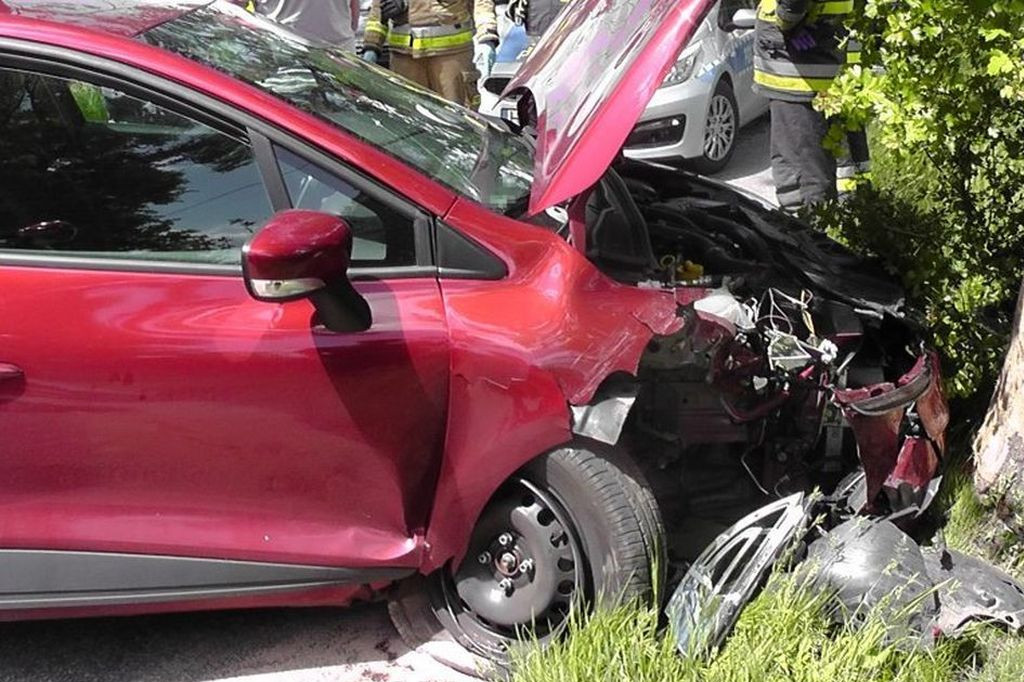 Wypadek w Ziemięciach. Ranny tarnogórzanin