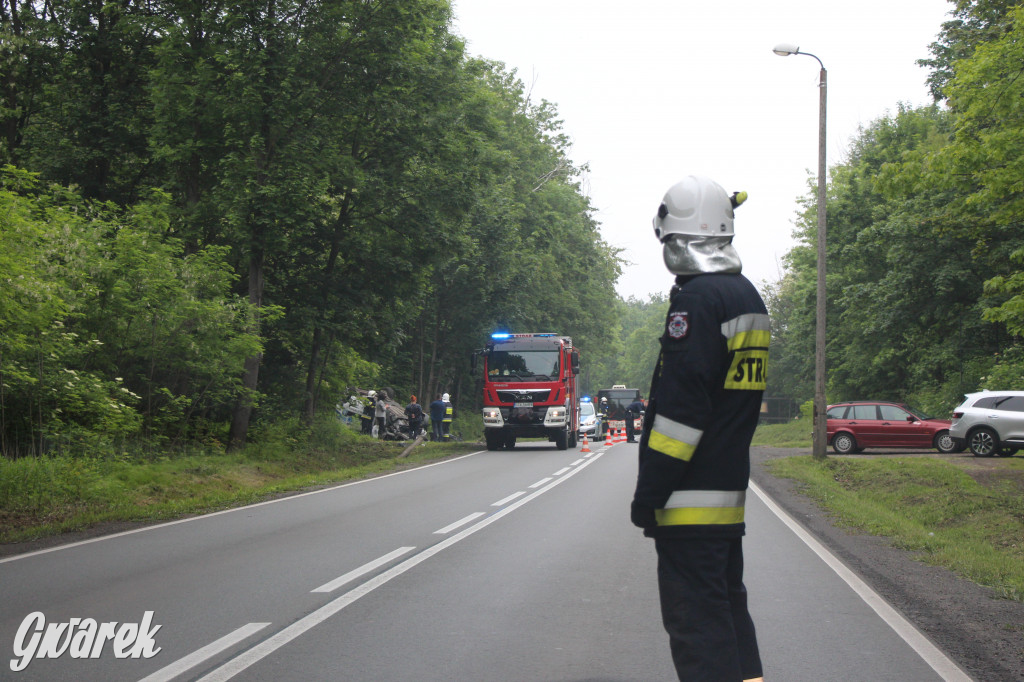 Dachowanie samochodu na DW 908