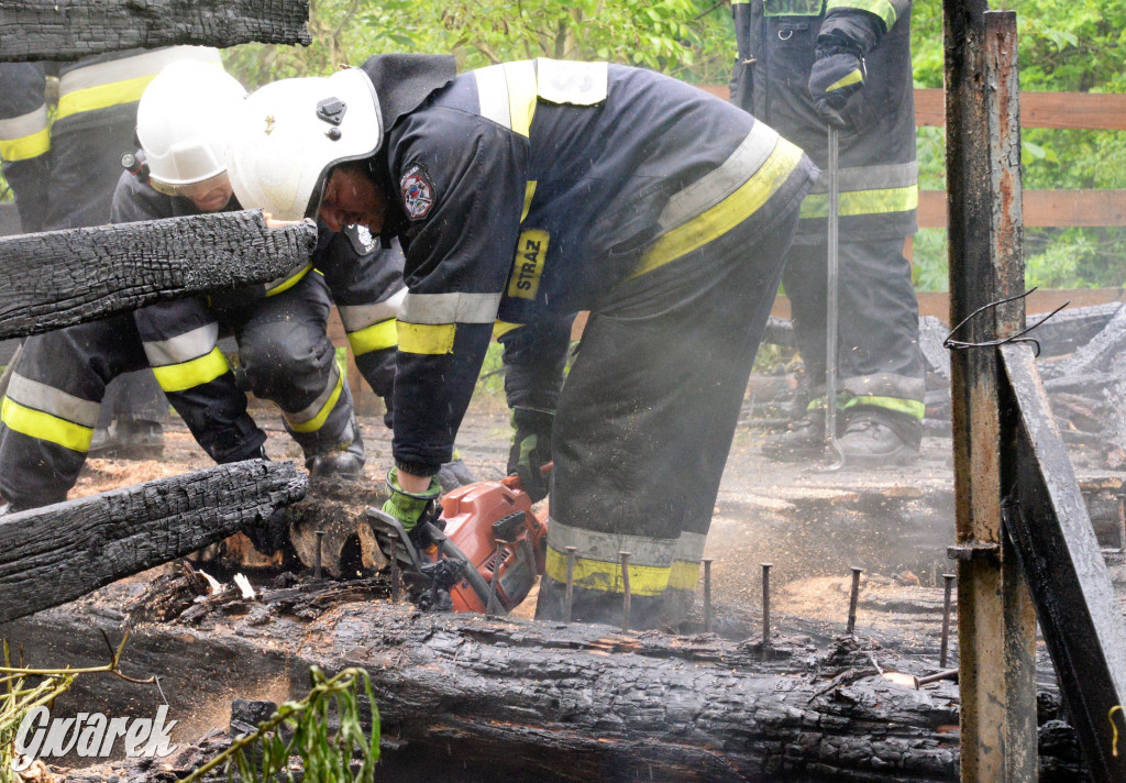 Spłonął most nad Małą Panwią