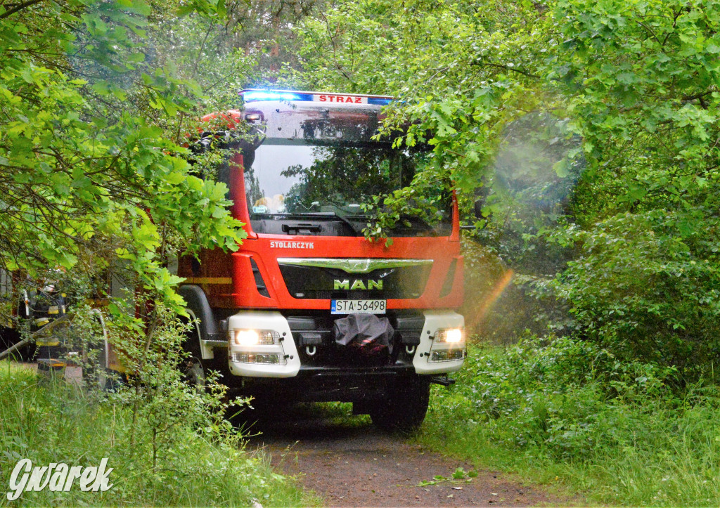 Spłonął most nad Małą Panwią
