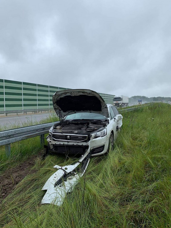 Wypadek na autostradzie. Zginął 46-latek
