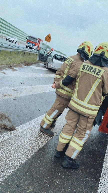Wypadek na autostradzie. Zginął 46-latek
