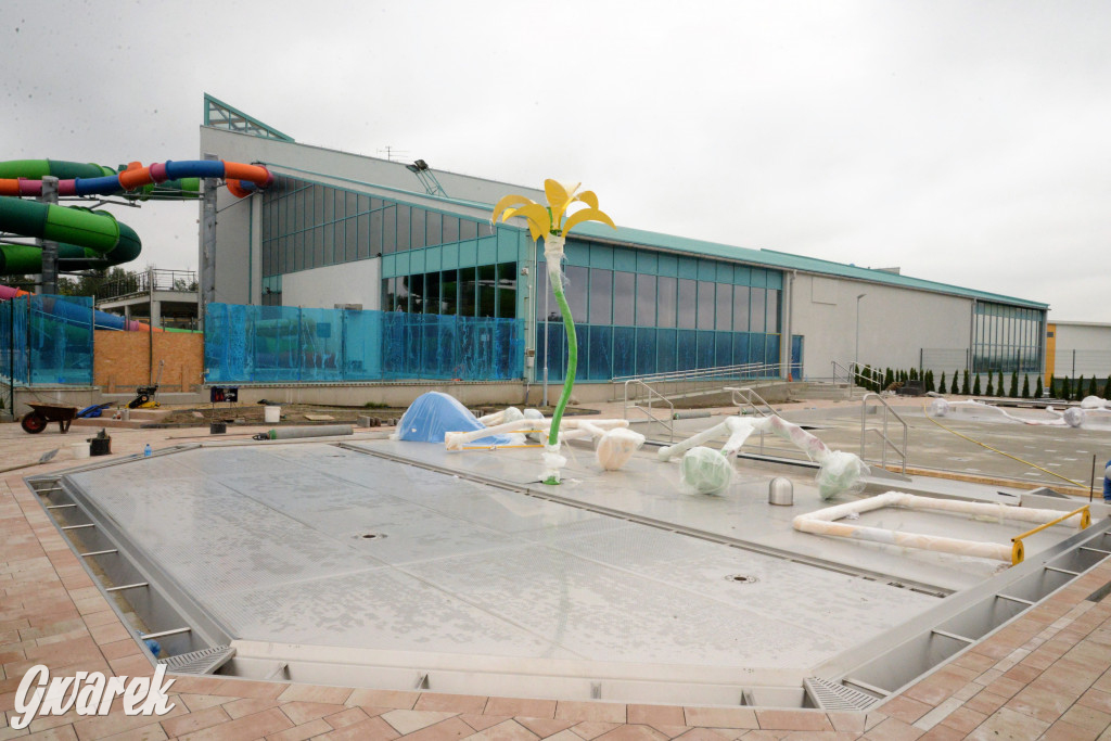 Tarnowskie Góry. Wodny plac zabaw na finiszu