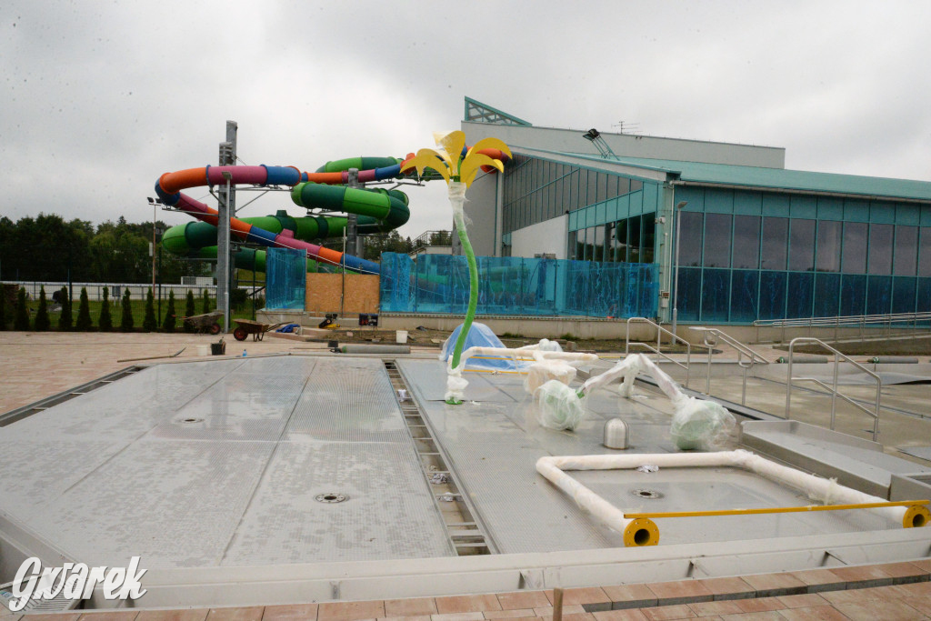 Tarnowskie Góry. Wodny plac zabaw na finiszu