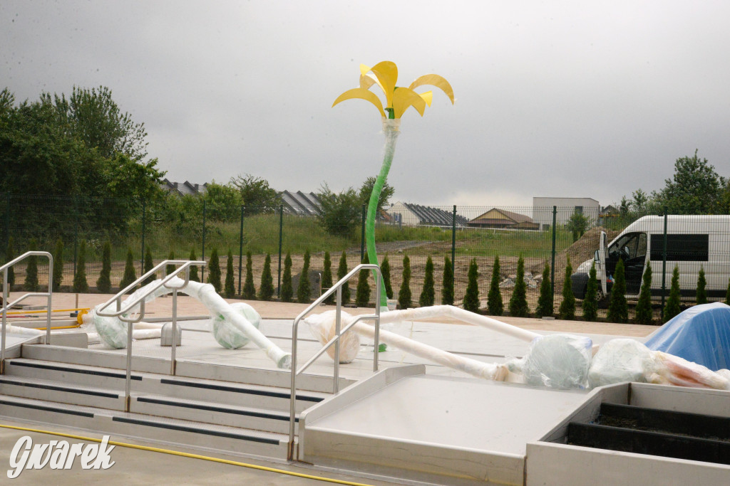 Tarnowskie Góry. Wodny plac zabaw na finiszu