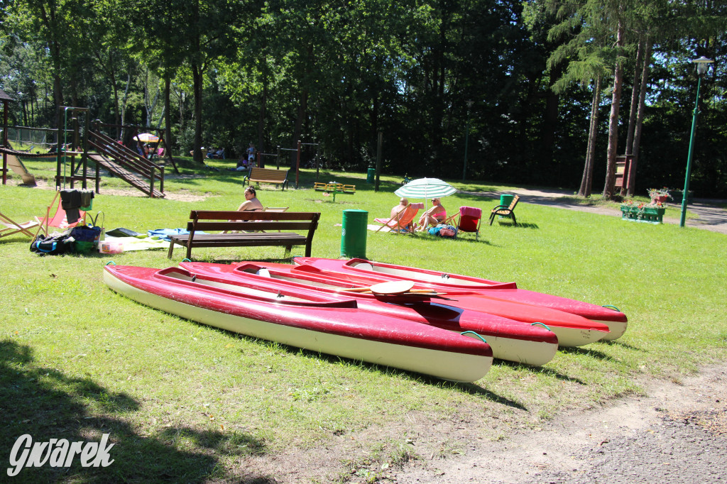 Ośrodek Brzeźnica w czasie upału tętni życiem