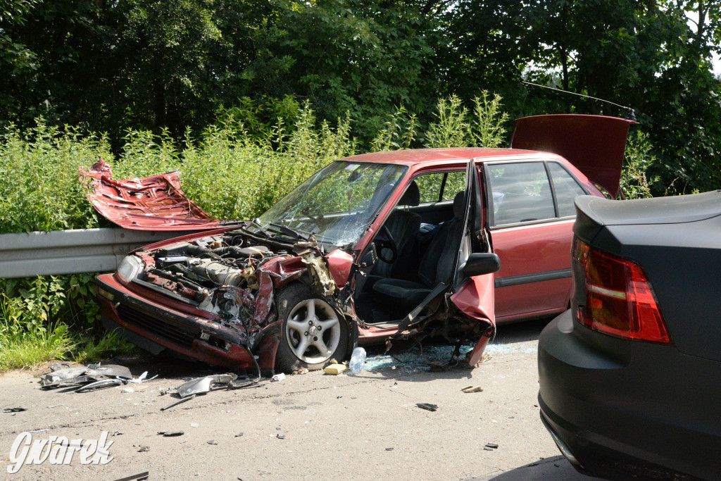 Tarnowskie Góry - Laryszów. Wypadek na prostej drodze