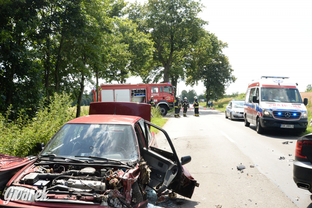 Tarnowskie Góry - Laryszów. Wypadek na prostej drodze