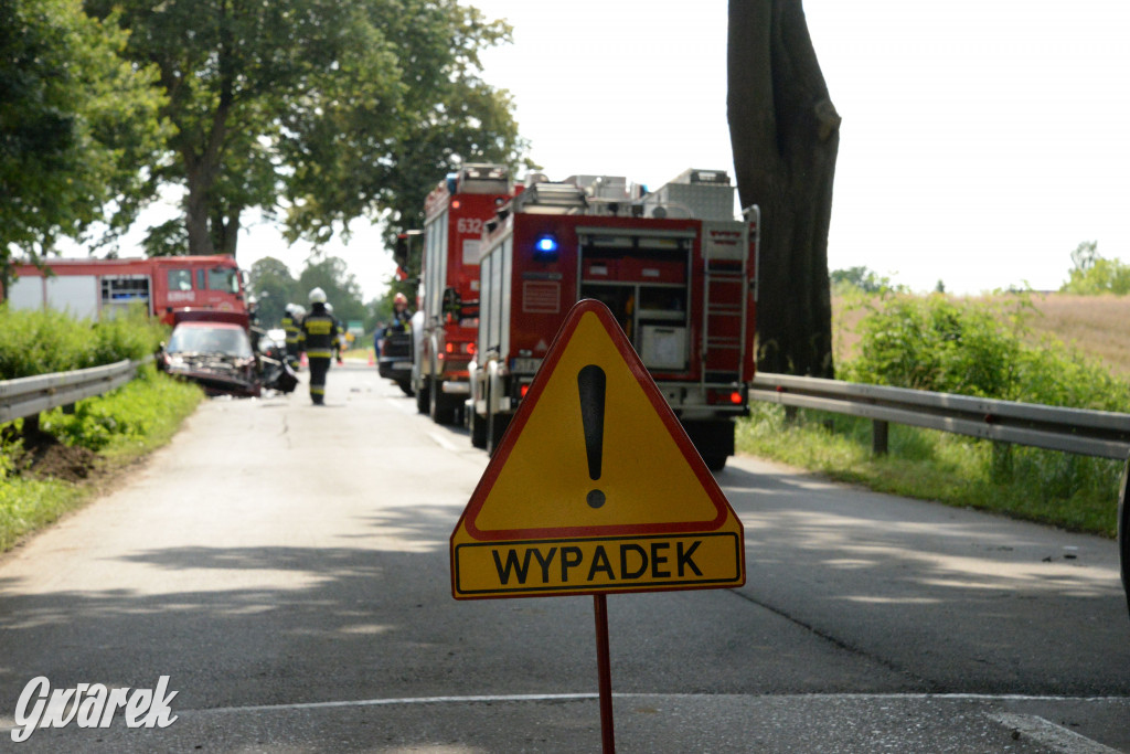 Tarnowskie Góry - Laryszów. Wypadek na prostej drodze