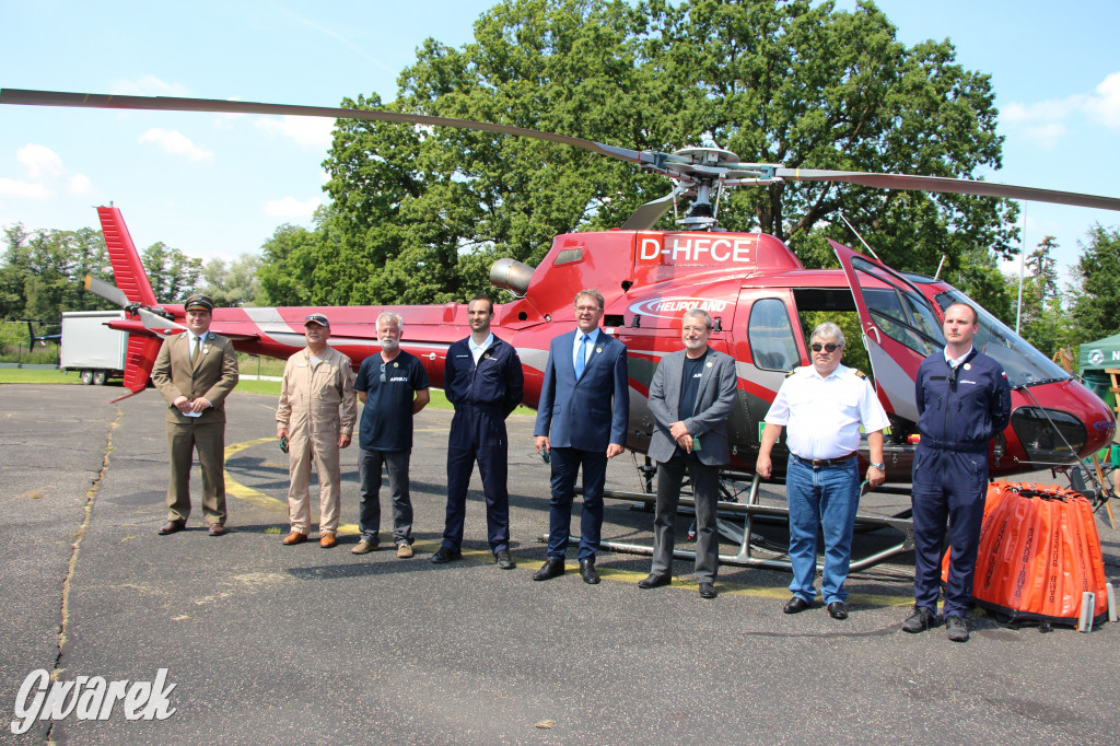 Śmigłowiec z Brynka gasił pożar w Biebrzańskim Parku Narodowym