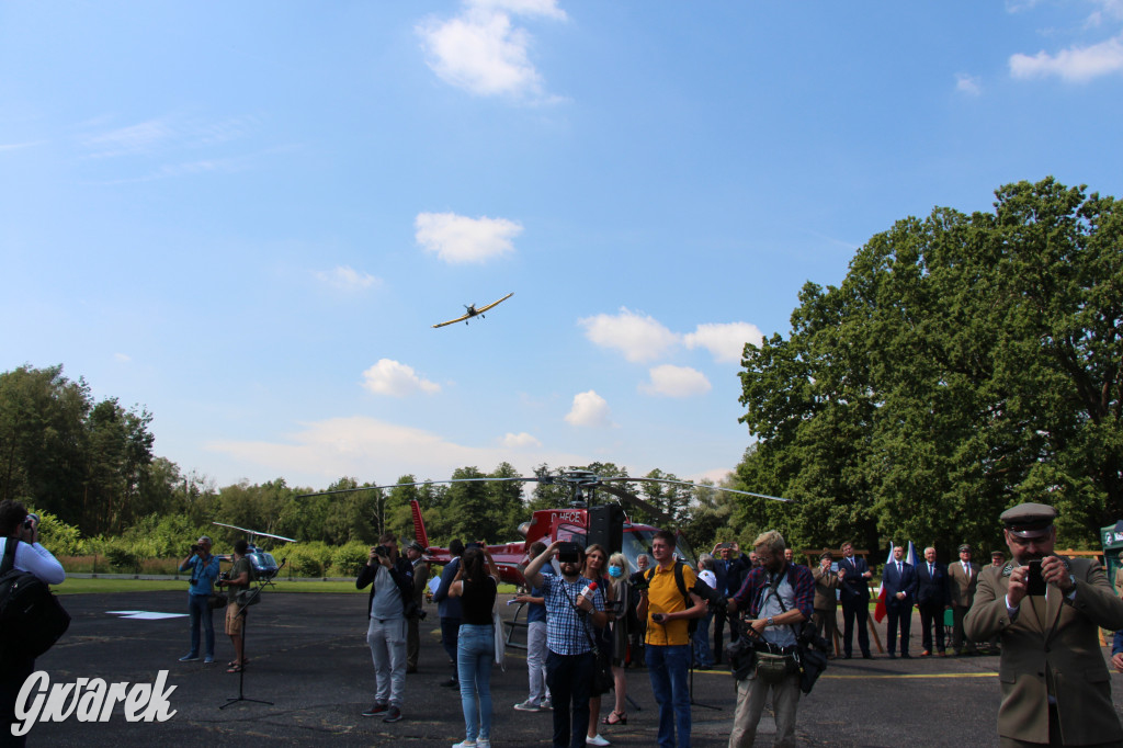 Śmigłowiec z Brynka gasił pożar w Biebrzańskim Parku Narodowym