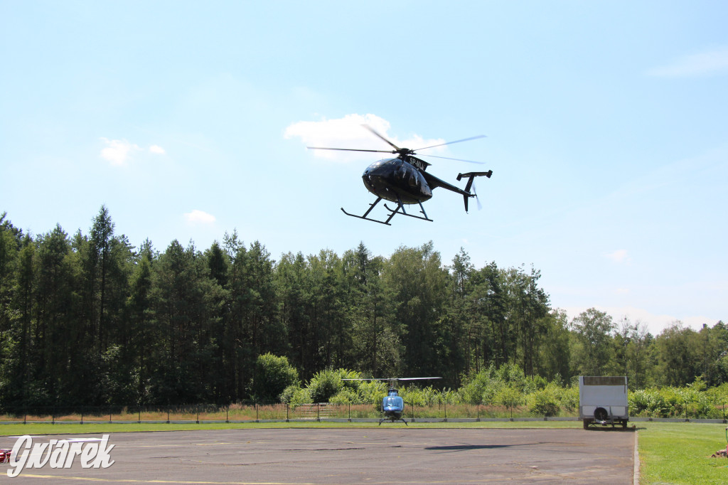 Śmigłowiec z Brynka gasił pożar w Biebrzańskim Parku Narodowym