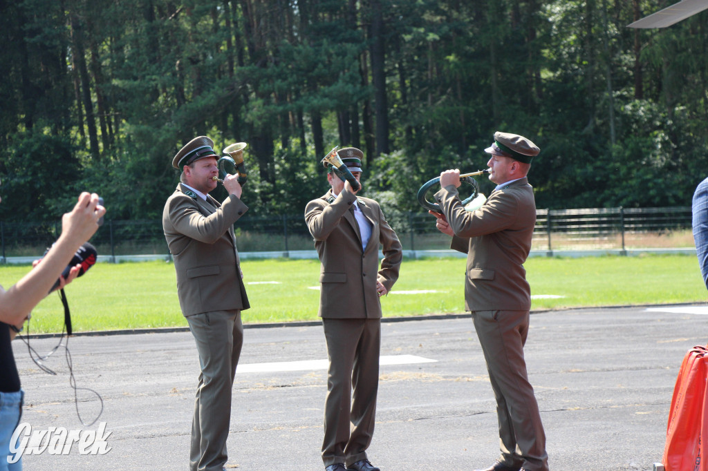 Śmigłowiec z Brynka gasił pożar w Biebrzańskim Parku Narodowym