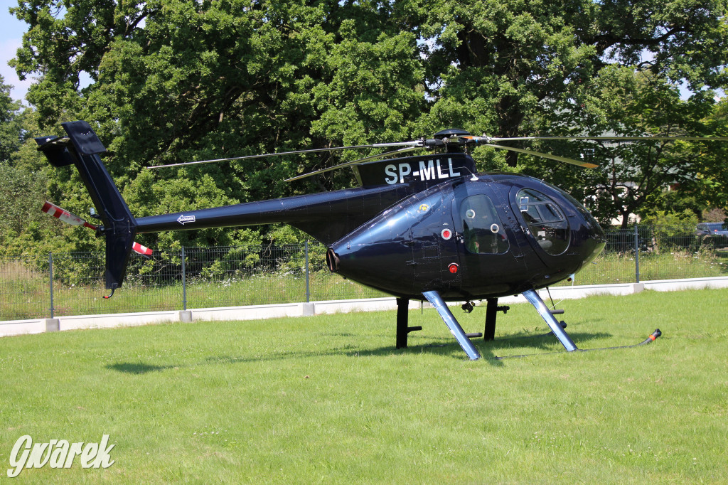 Śmigłowiec z Brynka gasił pożar w Biebrzańskim Parku Narodowym