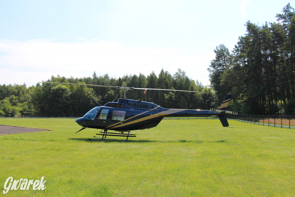 Śmigłowiec z Brynka gasił pożar w Biebrzańskim Parku Narodowym