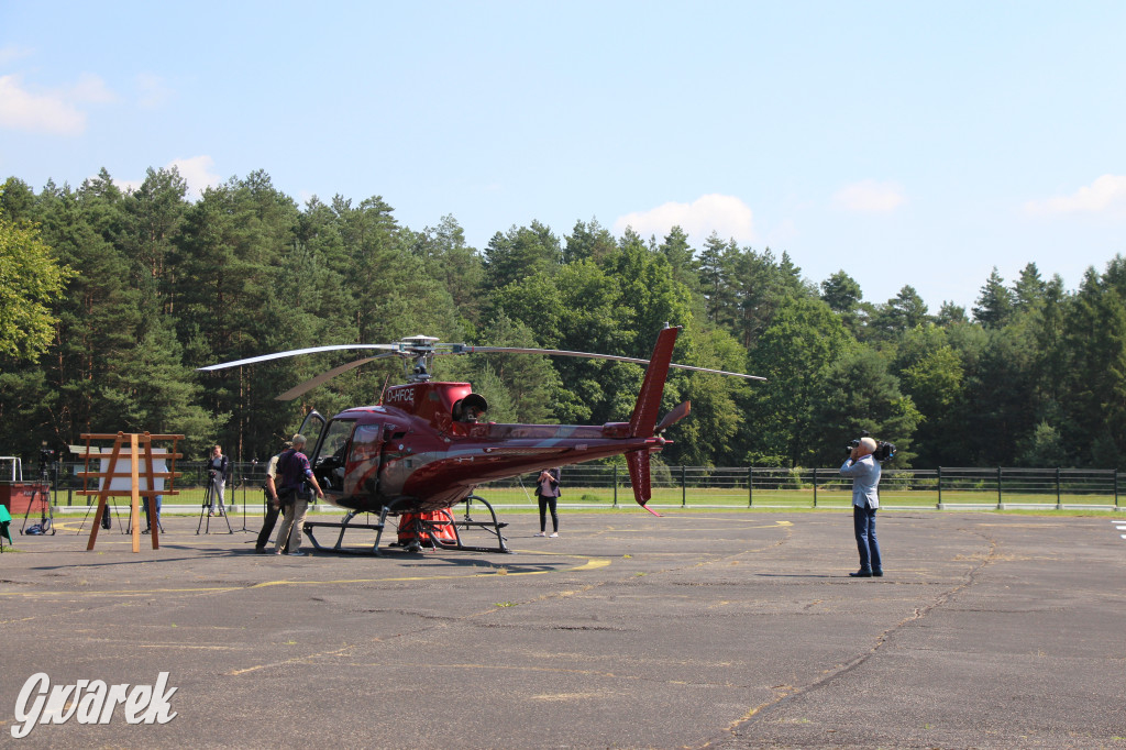 Śmigłowiec z Brynka gasił pożar w Biebrzańskim Parku Narodowym