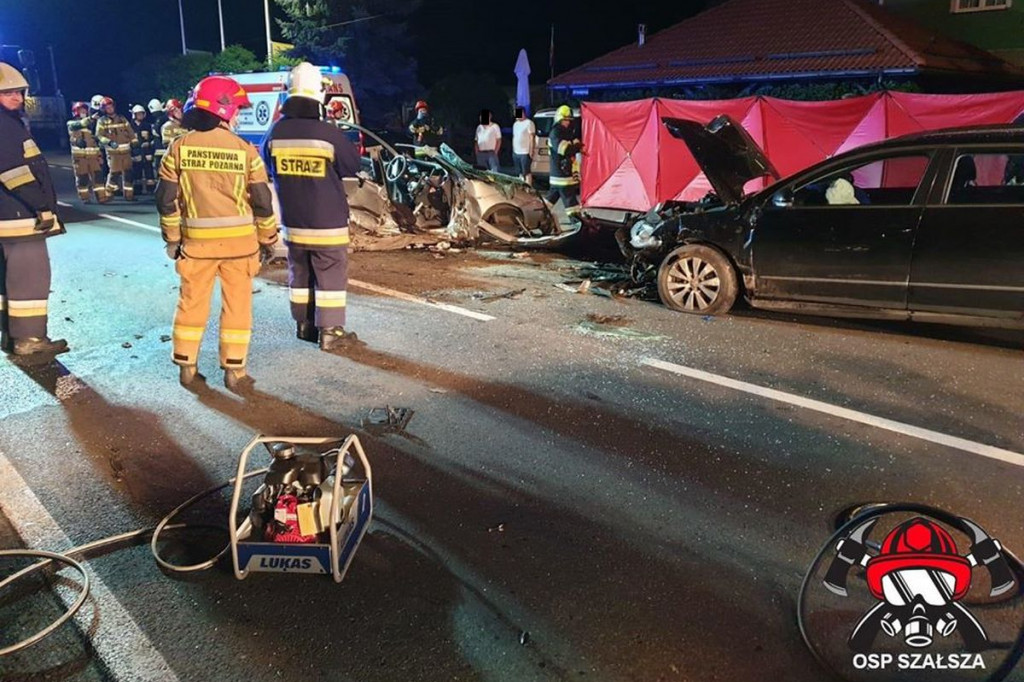 Śmiertelny wypadek na DK 78 w Szałszy