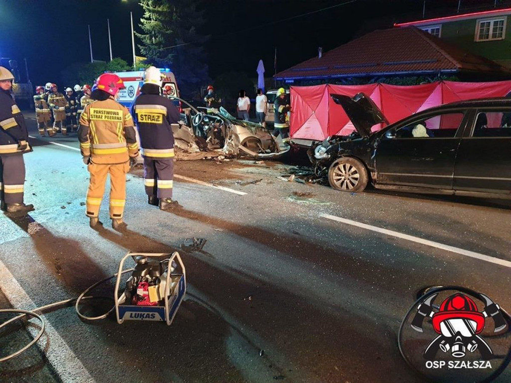 Śmiertelny wypadek na DK 78 w Szałszy