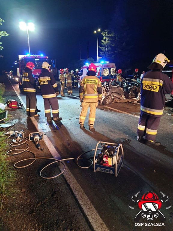 Śmiertelny wypadek na DK 78 w Szałszy