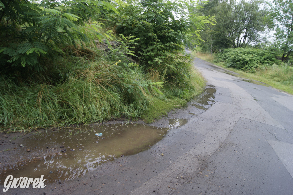 Lasowice. Dziurawa ulica Polna straszy