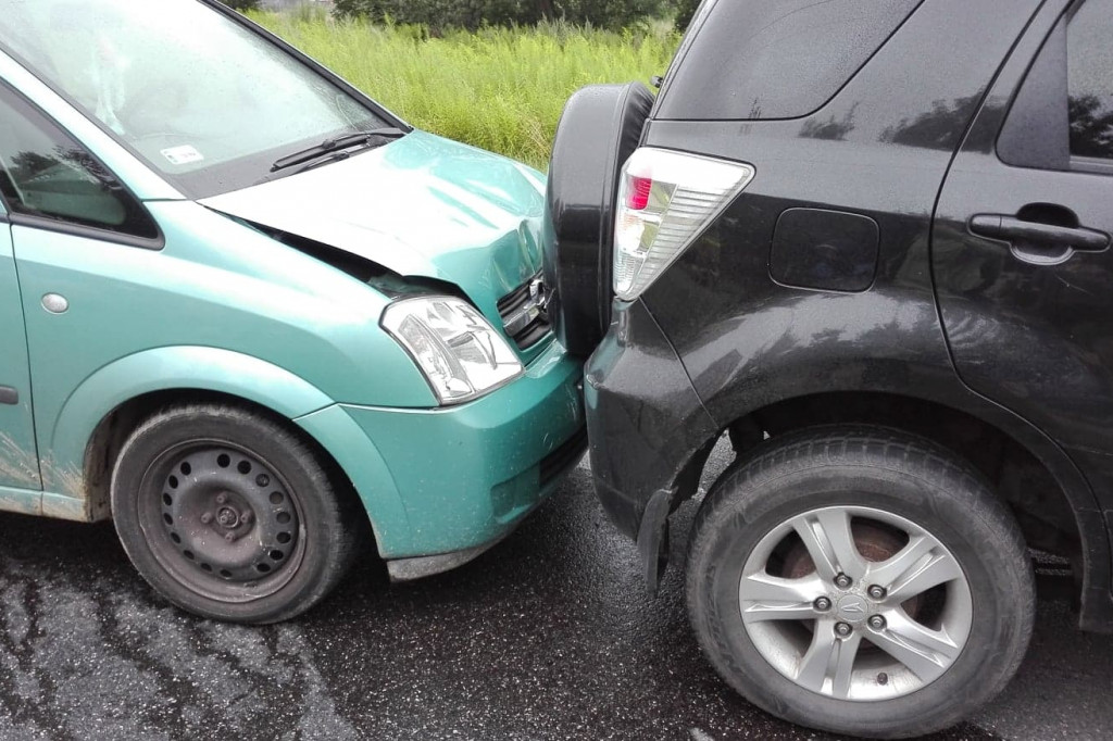 Zderzenie pięciu aut na Zagórskiej