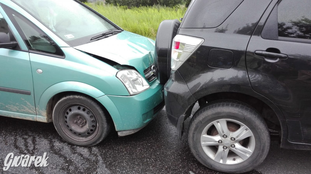 Zderzenie pięciu aut na Zagórskiej