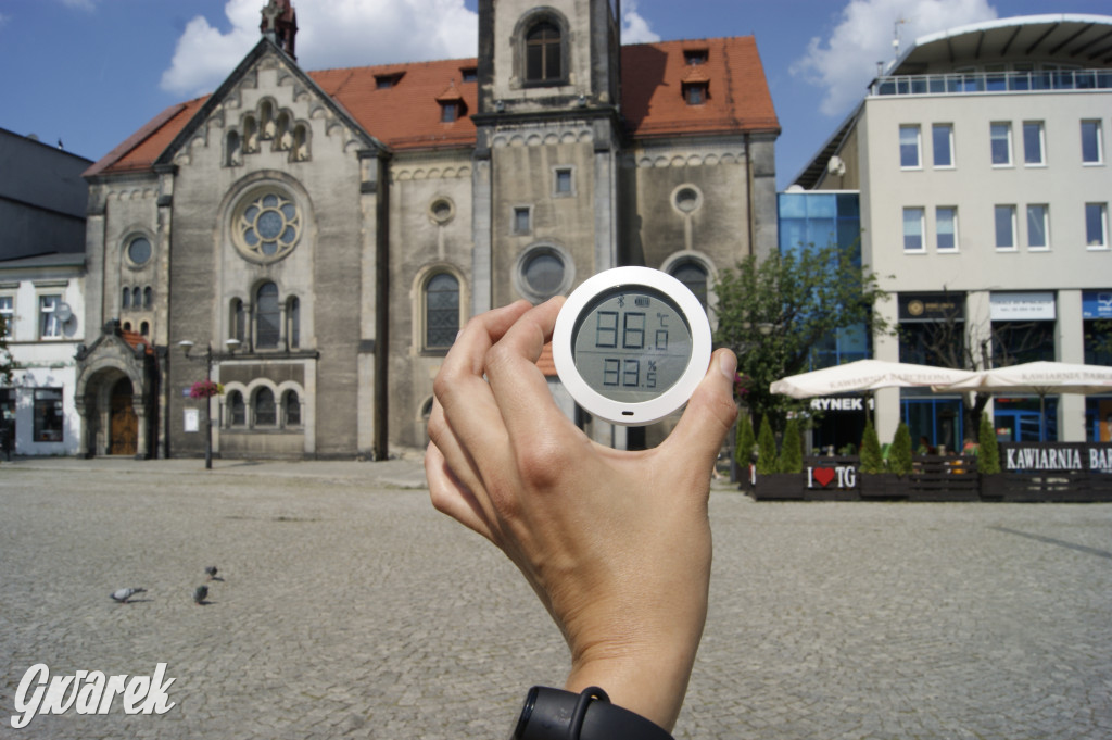 36 stopni Celsjusza na tarnogórskim Rynku