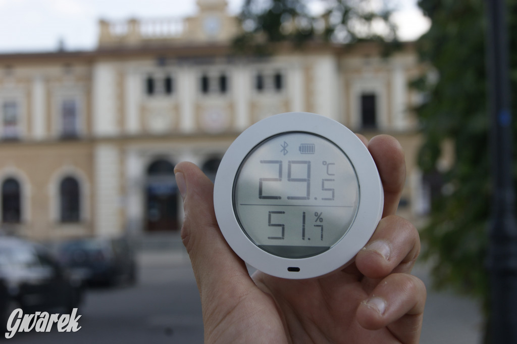 36 stopni Celsjusza na tarnogórskim Rynku