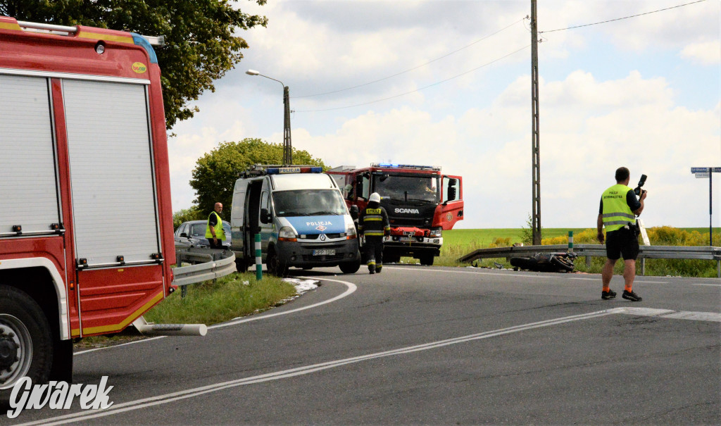 W Boniowicach zginął motocyklista