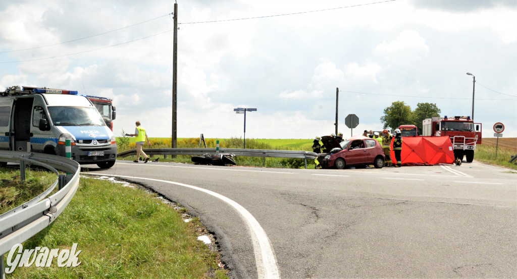 W Boniowicach zginął motocyklista