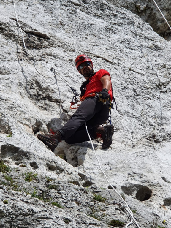 Strażacy z Radzionkowa ćwiczyli na skałach