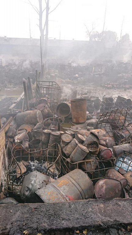 OSP z naszego powiatu gasiły pożar wysypiska w Sosnowcu