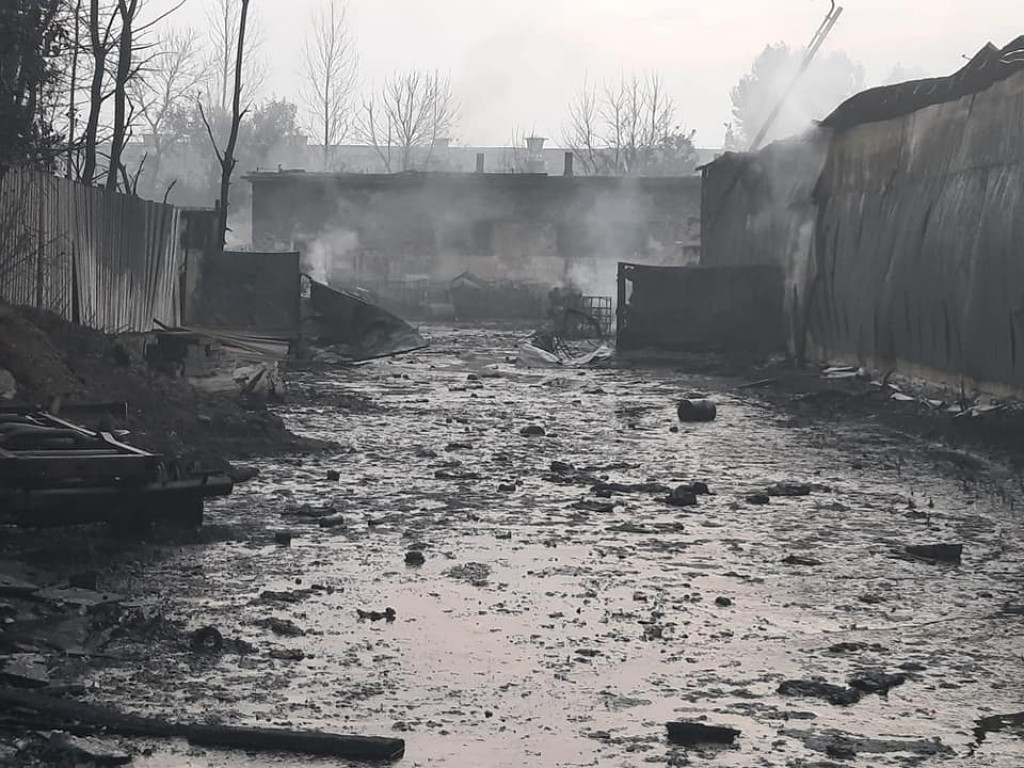 OSP z naszego powiatu gasiły pożar wysypiska w Sosnowcu