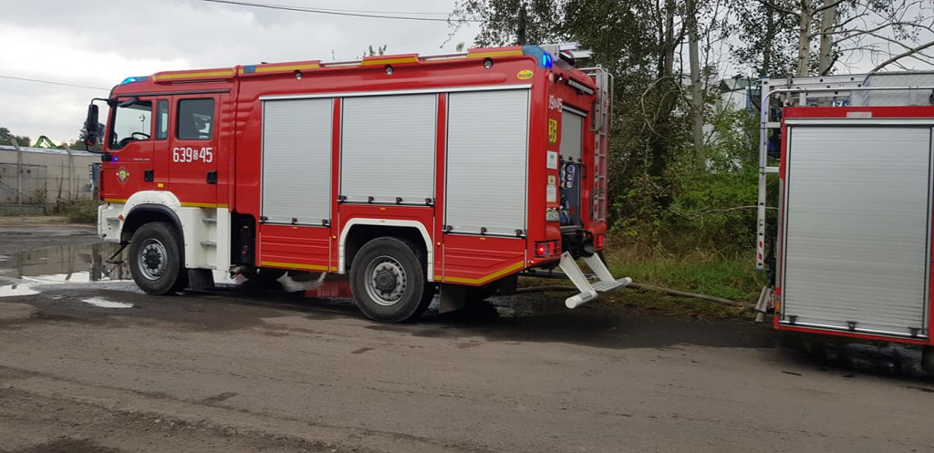 OSP z naszego powiatu gasiły pożar wysypiska w Sosnowcu