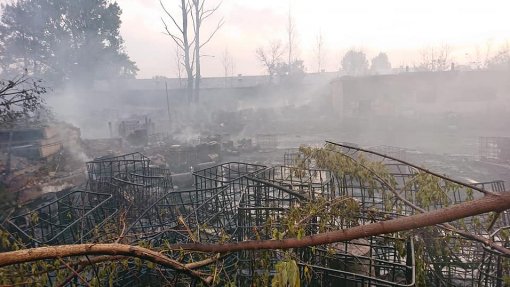 OSP z naszego powiatu gasiły pożar wysypiska w Sosnowcu