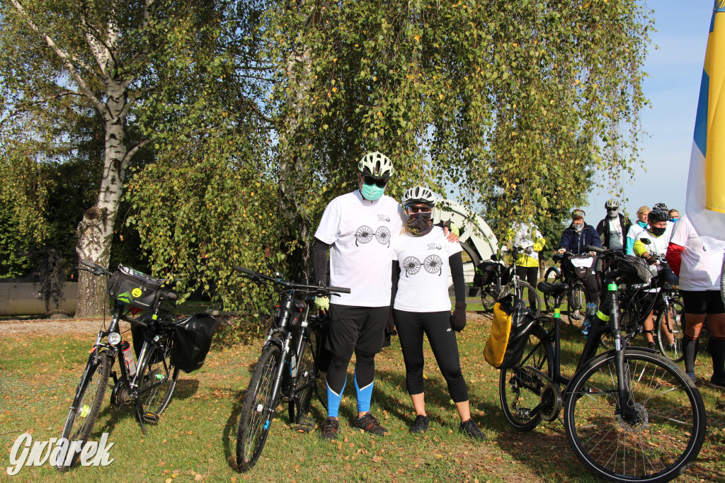 200 rowerzystów jedzie tropami górnośląskiej szlachty