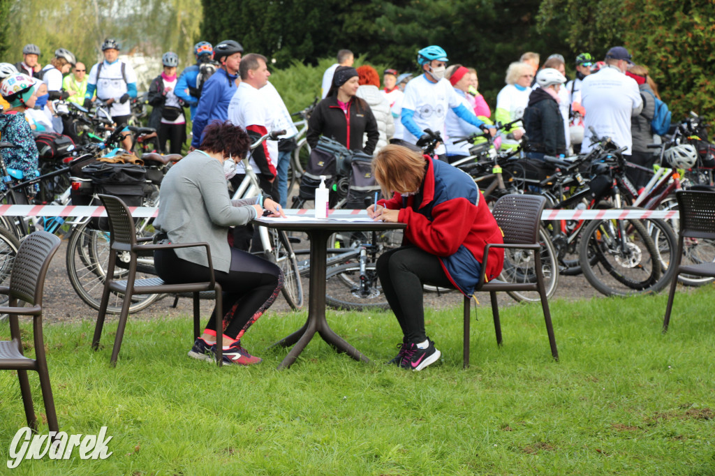 200 rowerzystów jedzie tropami górnośląskiej szlachty