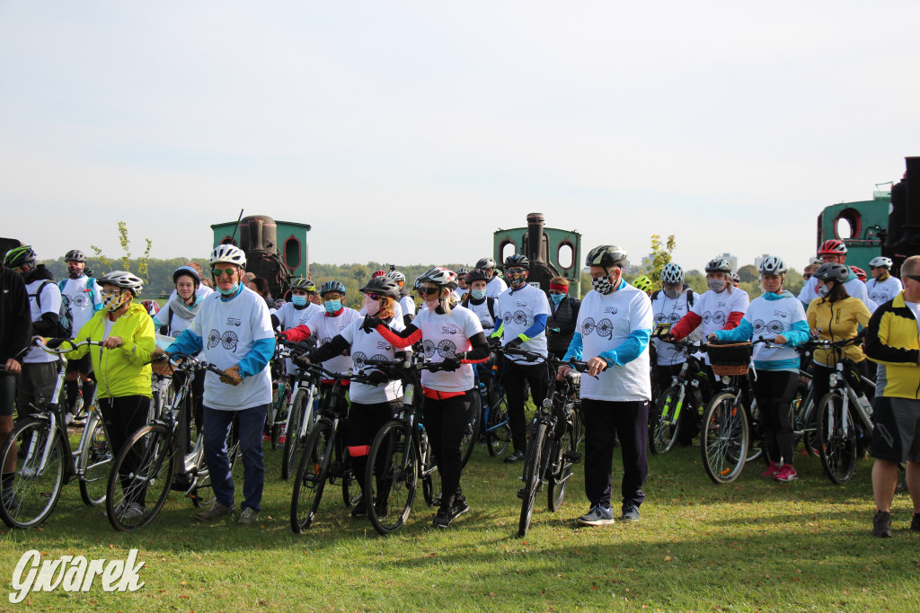 200 rowerzystów jedzie tropami górnośląskiej szlachty