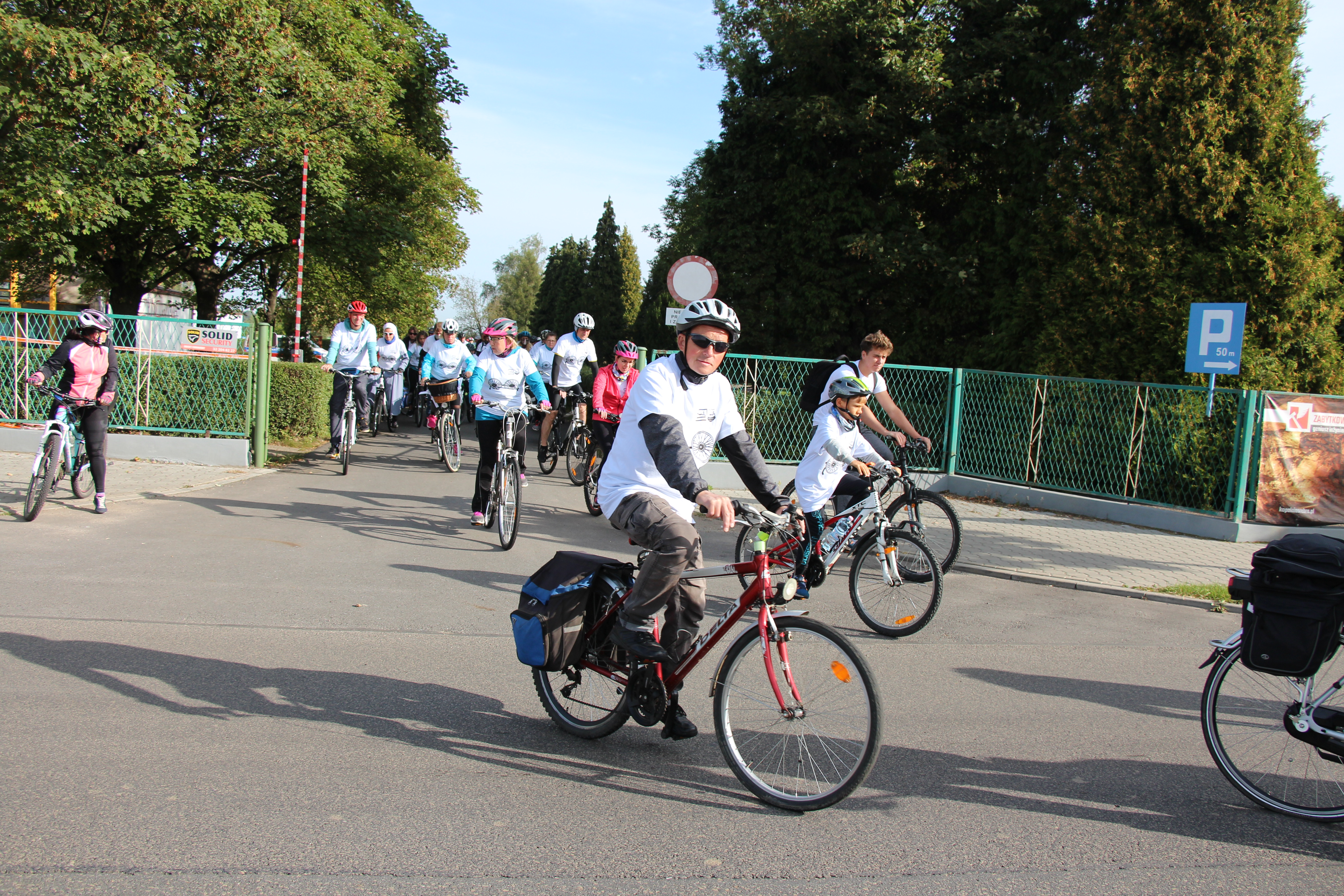 200 rowerzystów jedzie tropami górnośląskiej szlachty