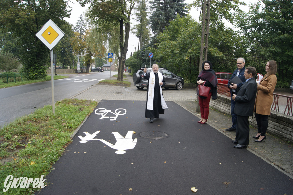 Ścieżka rowerowa Laryszów- Miedary poświęcona i otwarta