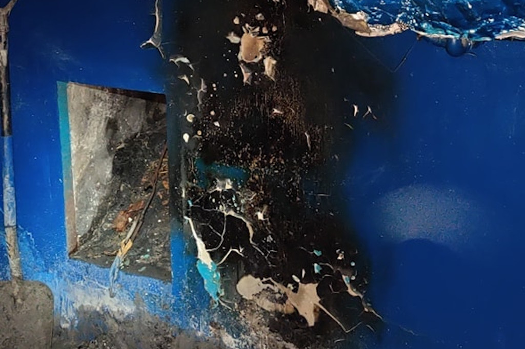 Pożar w Tąpkowicach