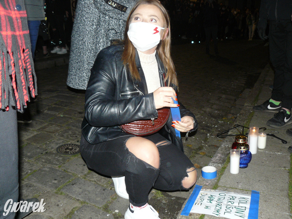 Protest kobiet w Tarnowskich Górach - 26.10