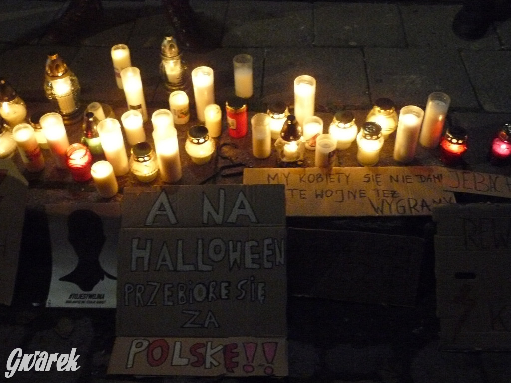 Protest kobiet w Tarnowskich Górach - 26.10